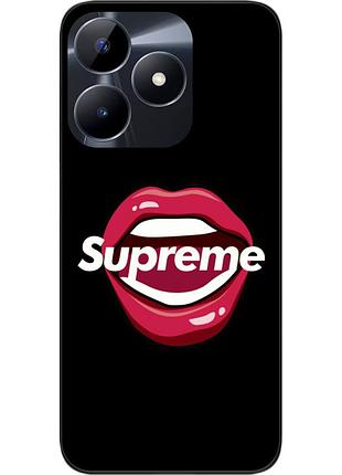 Оригинальный чехол epik для realme c51 с картинкой губы