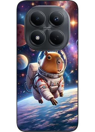 Чохол силіконовий epik для xiaomi redmi note 15 pro 4g з принтом капібара у космосі