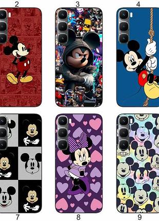 Силіконовий чохол мікі маус mickey mouse для infinix hot 60 pro plus (x6886) діснеївська естетика