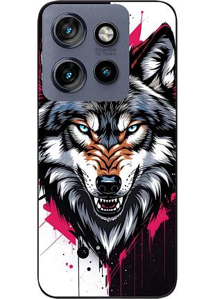Чохол силіконовий epik для motorola edge 60 neo з принтом дикий погляд