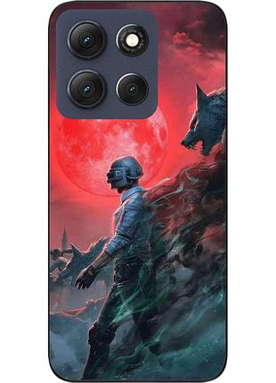 Чохол силіконовий epik для motorola g86 5g з картинкою pubg кривавий місяць