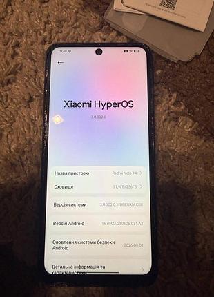 Xiaomi redmi note 14 8+8/256 3