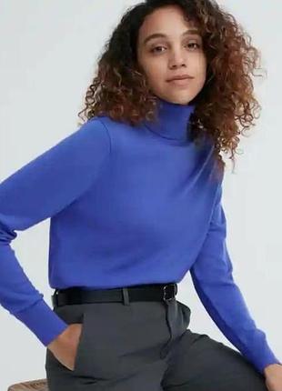 Водолазка тонка вовна uniqlo
