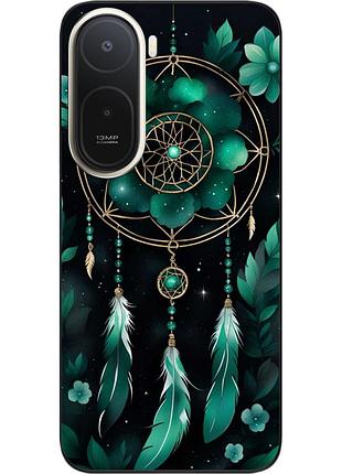 Силиконовый чехол бампер epik для xiaomi redmi a7 pro с картинкой изумрудный ловец снов