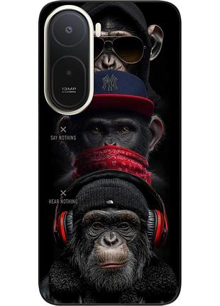 Чохол силіконовий epik для xiaomi poco c81 pro з принтом три мудреці
