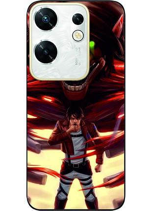 Силиконовый чехол epik для infinix zero 30 4g с картинкой атака титанов