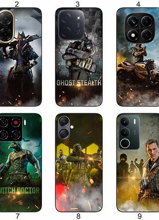 Силиконовый чехол call of duty для samsung xiaomi iphone realme vivo zte oppo motorola nokia tecno infinix poco