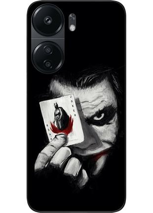Силиконовый чехол epik для xiaomi poco c65 с картинкой джокер с картой
