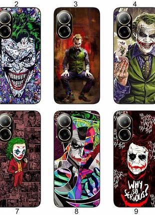 Силиконовый чехол joker джокер harley quinn харли квин для realme c67 4g харизма и защита