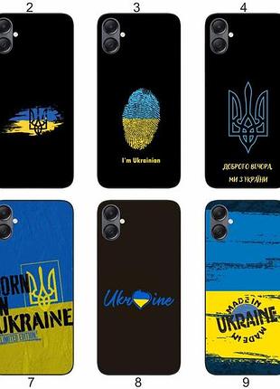 Силіконовий чохол україна ukraine для samsung a07 galaxy a075f стильний національний дизайн