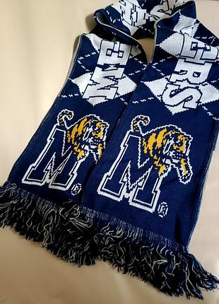 Фан-шарф memphis tigers от премиум-бренду ruffneck scarves (ncaaa)