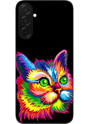 Силиконовый чехол epik для samsung galaxy a57 с принтом яркий кот