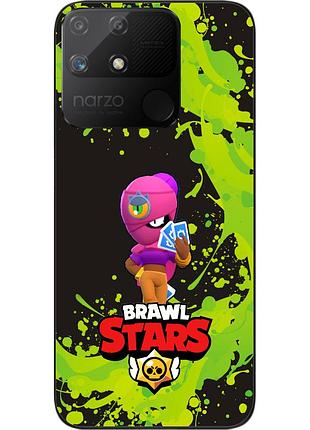 Чехол силиконовый epik для realme narzo 50a с картинкой бравл тара