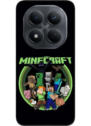 Чохол силіконовий epik для xiaomi redmi note 15 pro 5g з принтом minecraft битва за виживання