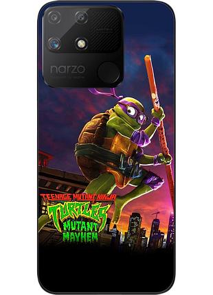 Силиконовый чехол epik для realme narzo 50a с картинкой черепашки-ниндзя донателло
