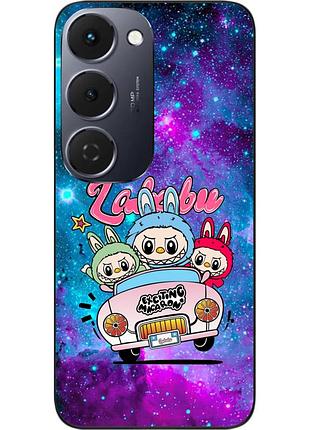 Силіконовий чохол epik для tecno spark 40 pro plus (km7) з принтом labubu космос