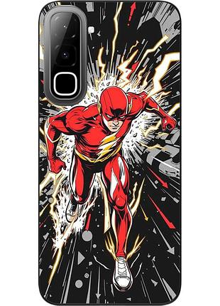 Чохол силіконовий epik для infinix hot 70 (x6895) з зображенням просто флеш