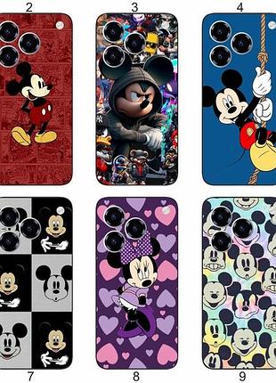 Силіконовий чохол мікі маус mickey mouse для zte blade a76 діснеївська естетика