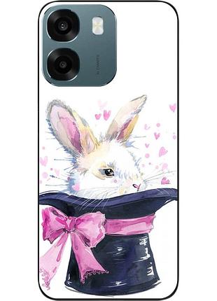 Чехол силиконовый epik для oppo a6 с принтом кролик