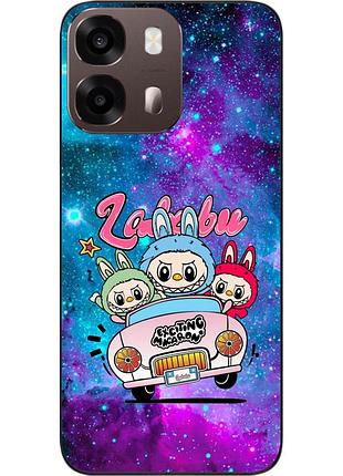 Силиконовый чехол epik для oppo a6s с принтом labubu космос