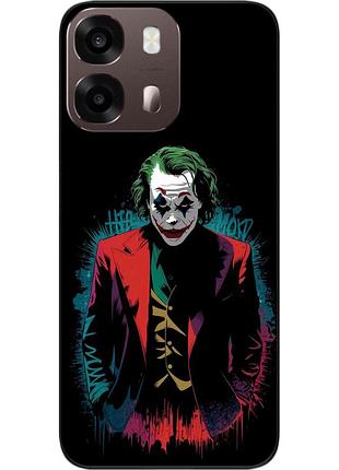 Силиконовый чехол epik для oppo a6s с принтом джокер неоновый кошмар