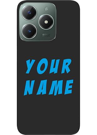 Саме чохол epik для realme с61 4g бампер із ім'ям друк на чохлі