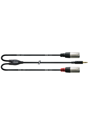 Аудіо-кабель mini jack 3.5 мм – 2 x xlr (m) cordial cfy 1,8 wmm, 1.8 м