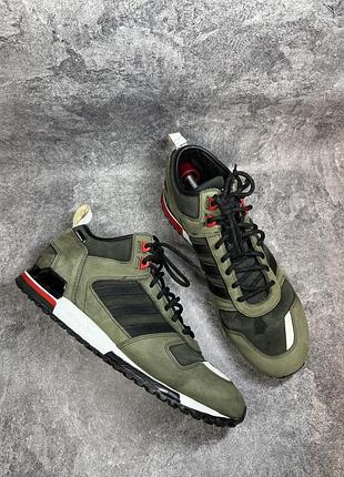 Кросівки оригінальні шкіряні  zx 700 winter / спортивні черевики adidas хакі