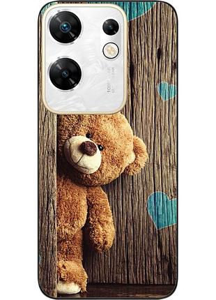 Бампер силиконовый чехол epik для infinix zero 30 4g с картинкой мишка