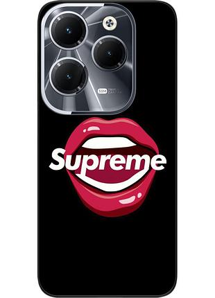 Силиконовый чехол epik для infinix hot 40 pro (x6837) с картинкой губы