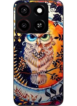 Силіконовий чохол epik для zte blade a35 4g з картинкою сова