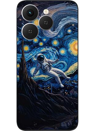 Чехол силиконовый epik для tecno spark 40 (km5n) с картинкой космос ночь
