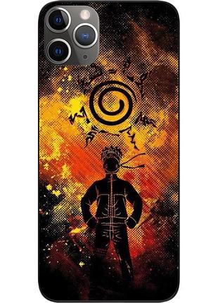 Силіконовий чохол epik для iphone 11 pro з картинкою золотий наруто