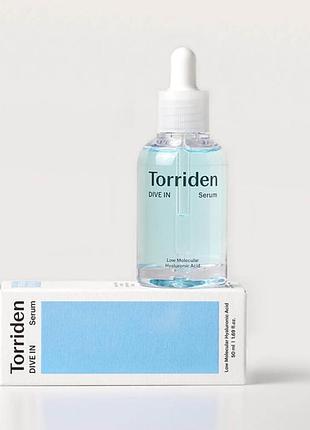 Сироватка для обличчя dive in low molecular hyaluronic acid serum 50ml torriden