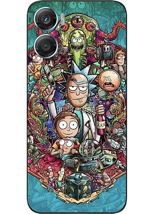Чехол силиконовый epik для motorola g06 с изображением rick and morty галактическое безумие