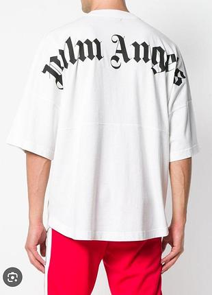 Футболка мужская palm angels logo print t-shirt oversise
