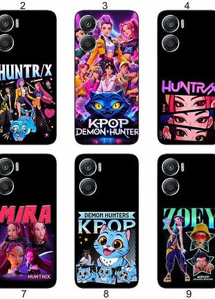 Силіконовий чохол kpop demon hunters для motorola g06 кейс-поп дизайн