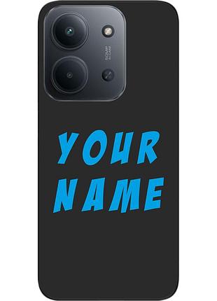 Чохол з ім'ям epik для xiaomi redmi 15c бампер із ім'ям друк на чохлі