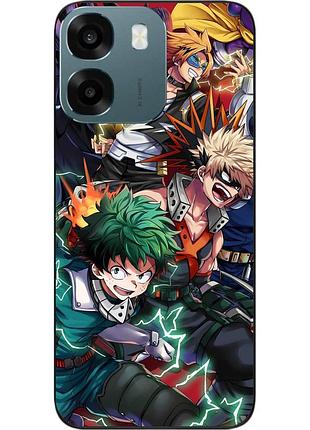 Силіконовий чохол бампер epik для oppo a6 з принтом академія
