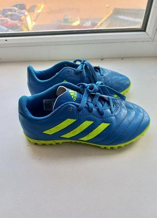 Детские сороконожки adidas goletto viii tf (оригинал, размер 30.5 / 18.5 см)