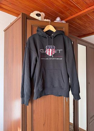 Жіноче худі gant чорного кольору