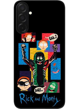 Чехол силиконовый epik для samsung galaxy a27 5g с принтом rick and morty комиксы
