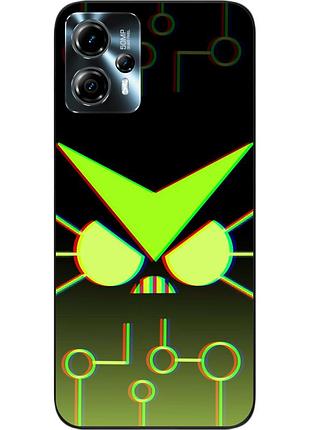 Чехол силиконовый epik для motorola moto g23 с картинкой бравл злой 8 бит