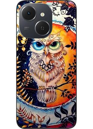 Силіконовий чохол epik для tecno spark 40c (km4k) з принтом сова