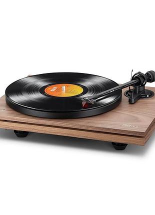 Проигрыватель виниловых пластинок music hall mmf-3.3 se walnut 2m-red