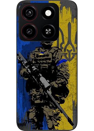 Силіконовий чохол epik для zte blade a35 4g з картинкою зсу