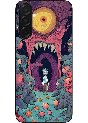 Чехол силиконовый epik для samsung galaxy a57 с изображением rick and morty монстр мир