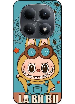 Чохол силіконовий epik для xiaomi redmi note 15 4g / 5g з принтом labubu пілот