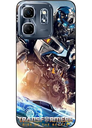 Силіконовий чохол epik для infinix hot 50i з картинкою міраж трансформери
