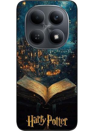 Силиконовый чехол epik для xiaomi redmi note 15 4g / 5g с изображением замок хогвартс в ночи